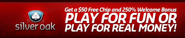 Get a 50% Free Chip and a 250% Welcome Bonus