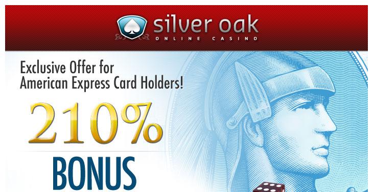 Silver Oak Casino 210% Bonus