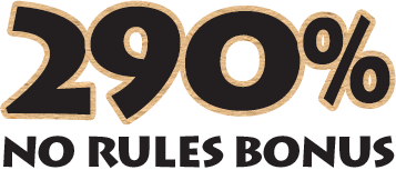 290% No Rules Bonus